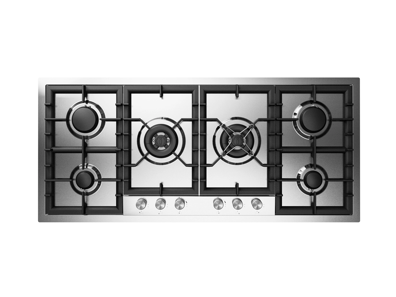 120 cm 6-burner + griddle, Electric Double Oven