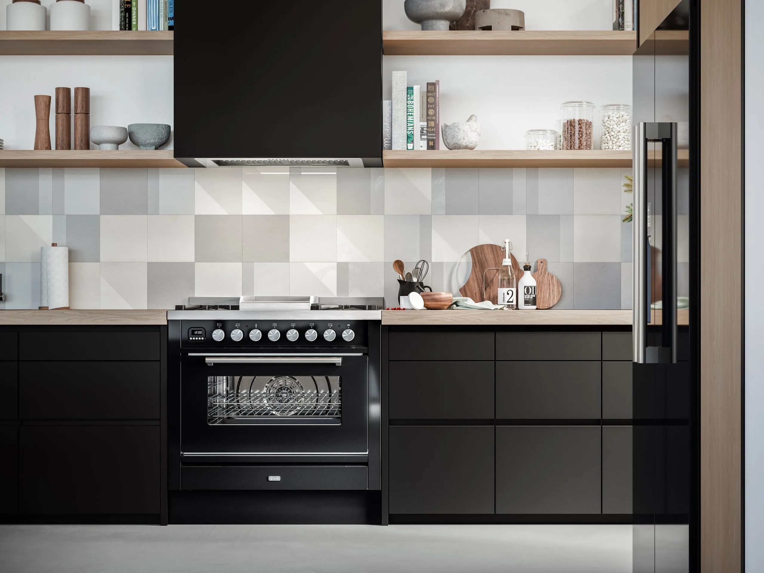 ILVE gasfornuis met oven Professional Plus P09FWE3