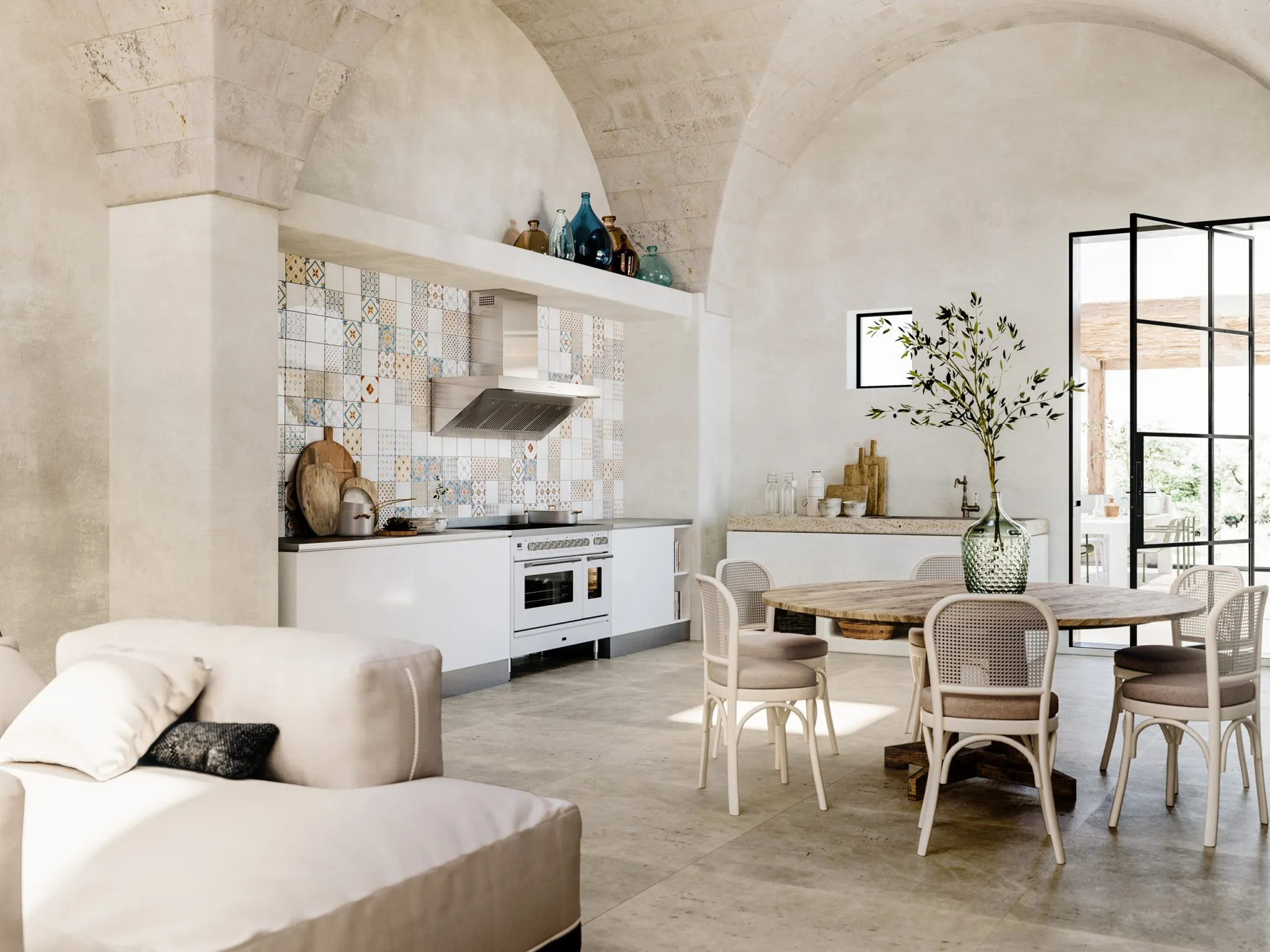 ILVE luxury kitchen range in a designer kitchen